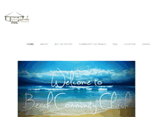 Tablet Screenshot of beachcommunitychurch.org